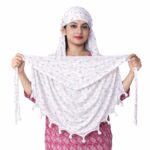 HYLOL Pure Cotton Innovative Stylish Printed Pattern Fancy Scarf With Sun Protection Cover Face Cotton Mask for Women's and Girls - Image 2