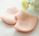 Half Heel Socks Anti Crack Silicon Gel Heel And Foot Protector Moisturizing Socks for Foot Care, Pain Relief And Heel Cracks Free Size For Men And Women-1 Pair/Free Size - Image 2