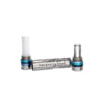Hammered Travel Havdallah Set- Blue Rings - Image 2