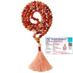 Healing Crystals 100 Beads Tasbih, Natural Gemstone Prayer Beads for Islamic Meditation (Red Sulemani Hakik) - Image 2