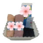 Hijab Gift Box Hamper Combo of 5 for Women & Girls Muna satin Gold,Crinkle Cotton 1(Assorted Colour),Sleeve Extender1,Hijab Cap1,Hijab Pins 6 Best Islamic Wedding, Nikkah, Umrah, Eid, Ramadan Gift - Image 2