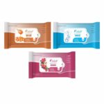Honey Almond Ice Fresh and Berry Blast Premium Wet Wipes 75 Sheets with Vitamin E Aloe Vera Alcohol Free pH Balanced Soft Moisturising Cleansing Facial Hand Body Skin Care Wet Tissues (Pack of 3) - Image 2