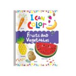 I Can Color: Fruits and Vegetables: A Fun Coloring Book for Preschool Kids and Toddlers | Learn About Healthy Foods through Engaging Illustrations | Large Pictures to Color Apple, Avocado, Cherry, and more | Ages 3+ [Select Learning] - Image 2