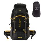 Impulse Rucksack Travel Bags for Men, Tourist Backpack for Hiking, Trekking Camping Thames Blue Bag with 1 Year Warranty, Cedar Black, 60 Litres - Image 2
