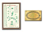 Jhar Art and Craft Family Tree of Islamic Prophets Poster with 99 Names of Allah, Louh-e-Qurani and Ayatul Kursi, Wall Art, Nabi shijra - Image 2