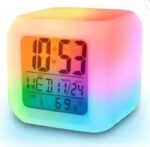KADIO Plastic Digital White Clock, Pack of One?, 20W x 5H Centimeters - Image 2