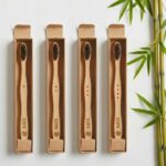 KATS Organic Bamboo Toothbrush for Adults (Pack of 4), Charcoal Activated Soft Bristles, Identification Marks, Biodegradable, Anti-Bacterial, Eco-friendly, Natural, Manual - Image 2