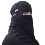 KOREAN BROACH NIQAB FOR MUSLIM GIRLS NAKAB HIJAB NAQAB NOSEPIECE NOSEPATTI SAUDI DUBAI SHORT CANVAS SMALL - Image 2