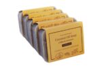 Kaprica Natural Handcrafted Cold Pressed Coconut Oil Soap With Exfoliating Organic Arabica Coffee & Cinnamon Essential Oil (60 x 5 = 300 g) Pack of 5 - Image 2
