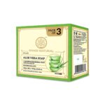 Khadi Natural Aloe Vera Soap | Herbal Bath Soap for Gentle Skin Cleansing | Helps Maintain Skin Hydration & Softness | Mild Bath Soap for Daily Use | Suitable for Men & Women | All Skin Types | Pack of 3 - Image 2