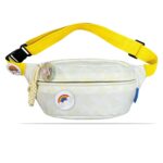 Kraptick Cross-Body Waist Bag - Waterproof Waist Bag, Multi-Functional Running Waist Belt for Travel and Hiking, Men's Waist Pouch, Ideal for Outdoor Adventures and Everyday Use (Light Yellow) - Image 2