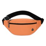 Kraptick Waist Bag, Fanny Pack & Crossbody Bag for Travel, Running, Hiking & Gym | Waterproof & Lightweight Bag | Adjustable Money Belt & Waist Pouch for Men & Women (Orange) - Image 2