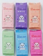 LESLEE 64 Wipes Mini Wet Wipes For Kids & Adult | Disposable Pocket Water Tissue | Alcohol & Fragrance Free | Skin Care Safe Baby & Adult | Travel Hand & Face Wipes Baby Sanitizing Cleansing/Moisturising Wipes.[ 1- pcs ] - Image 2