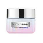 L'Oreal Paris Glycolic Bright Glowing Night Cream, Overnight Brightening Cream, Glycolic Acid in Gel-Like Cream Texture, that Visbily Minimizes Spots & Reveals Glowing skin, 15ml - Image 2
