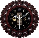 Lavkush Enterprises Present Amazing Allah Wall Clock for Living Room, Badroom, Shop, Office, Home Décor 02(Dimond in Cheery) - Image 2