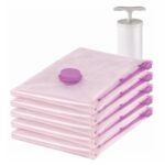Lifelong Vacuum Storage Bags with Aroma Fresh Pack of 5 | Space Saver Reusable Compression Bags for Clothes, Blankets & Bedding | Odor-Free Airtight Vacuum Seal Travel & Home Organizer - Image 2