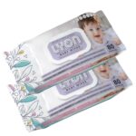 Lyon Baby Wipes with Aloe Vera and Vitamin E, Alcohol Free, Paraben & Sulfate Free, 160 Wipes, Pack of 2 - Image 2