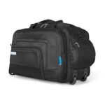 M MEDLER Aquiver Nylon 55 litres Waterproof Strolley Duffle Bag- 2 Wheels - Luggage Bag (Black) - Image 2