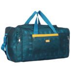 M MEDLER Zylo Polyester 60 litres Duffle Bag | Waterproof Duffel Bag | Luggage Bag with Adjustable Strap - (Turquoise) - Image 2