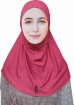 MINI HIJAB JERSEY WOMEN'S COLLECTION: Embrace Modesty with Fashion and Confidence COL AQUA - Image 2