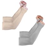 MIZUNA Sun Protection Arm Sleeves Hand gloves For Men & Women,Thumb Holes UPF 50 Arm Cover for Biking,Cricket,Cycling, Golf, Outdoor Sports - Image 2