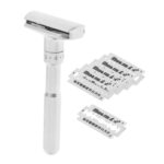Meadawgs®Adjustable Safety Razor Zinc Alloy Classic with 5 Blades for File Hair|Health & Beauty | Shaving & Hair Removal | Razors & Razor Blades |5 Piece Blades - Image 2