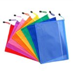 Mesh Zipper Pouch Folder A5 Size – Multi-Color Document Storage Bag with Zip Lock for Office, School & Travel (3) - Image 2