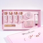Mintree 8 in 1 Bath and Body Care Gift Set with Body Wash, Lotion, Scrub, Bathing Bar, Hand Cream, Shimmer Elixir, Shampoo and Conditioner For Women | All Skin Types | Suitable for Birthday, Anniversary Gifting and every special occasion - Image 2