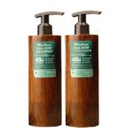 Mintree Volumizing Anti Hair Fall Stop Shampoo & Conditioner Combo | Organic & Vegan Hair Care with Ceramides, Antioxidants & Botanicals | Controls Hair Fall, Adds Volume & Nourishes | 200ml+200ml - Image 2