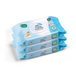 Mother Sparsh 98% Water Based Baby Wipes I Wet wipes made with Plant Fabric I 60 Pcs (Combo Offer Pack of 3) - Image 2