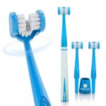 My1brush-3 Sided Toothbrush | Cleans 3 Surfaces at Once | Faster & Deeper Cleaning | Ultra Soft Bristles toothbrush for Sensitive Teeth & Gums | Dentist Recommended Oral Care Brush | Last for 1 Year | BPA Free | Blue - Image 2
