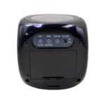 NXZ Plastic LCD Talking Digital Alarm Clock with Projector Time Display Watch and Talking Feature and LED Back Light (Black) - Image 2