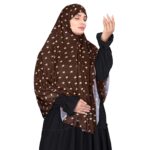 Namaz Hijab Khimar, Namaz Chadri for Women, Lycra Stretchable Islamic Solid Hijab with Sleeves, Women's Stylish Plain Hijab - Image 2