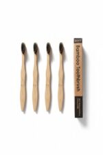 Natural Clean Bamboo Toothbrush for Adults | Natural & Eco Friendly Manual Toothbrush | Ultra Soft Bristles with Activated Charcoal | Gentle on Sensitive Gum Care (4) - Image 2