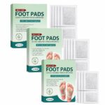 Natural Foot Pads for Cleansing & Relaxation | Herbal Foot Patch for Stress Relief, Sleep Support & Foot Care | Pack of 3 | 20 Pieces Each Pack - Image 2