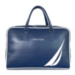 Nautica Unisex 25L Duffle Bag for Travel & Gym | Premium PU Leather | Sturdy Base & Organized Storage | Durable, Versatile Weekender for Men & Women - Image 2