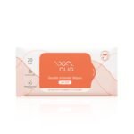Nua Gentle Intimate Wipes | Infused with Cranberry, Cucumber and Aloe | Alcohol and Artificial-Fragrance Free | 100% Biodegradable - Image 2