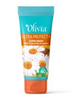 Olivia Ultra Protect Sunscreen SPF 40 | With Chamomile & Licorice | Face Sunscreen for Women & Men | UV Protection | Moisturising Sun Cream with Vitamin E & Glycerin | Daily Use | 50ml - Image 2