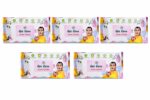 Opt Care Baby Wipes (30 Wipes x Pack of 5 - 150 Wipes ) – 150 × 200 mm | Aloe Vera & Vitamin E | Alcohol-Free, Paraben-Free | pH Balanced | Mild & Gentle | Sensitive Skin Friendly | Soft Baby Hygiene & Daily Cleaning Wipes - Image 2