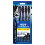 Oral B Cavity Defense 123 Black Manual Toothbrush for adults with charcoal extract- Medium (Pack of 4) - Image 2