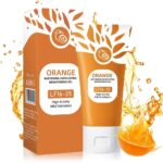 Orange Whitening Exfoliating Brightening Gel – High Activity Mild Exfoliation Face & Body Scrub – Deep Cleansing, Dead Skin Removal & Radiant Glow - Image 2