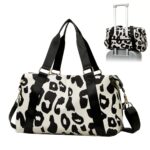 PALAY® Travel Bag Oxford Weekender Bags Large Capacity Waterproof Yoga Sports Bag Adjustable Cow Print Portable for Weekend Vacation - Image 2