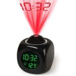PARABRAHMA Plastic Digital Lcd Voice Talking Function, Led Wall/Ceiling Projection, Alarm/Snooze/Temperature Display, 12Hr/24Hr, Bedside Alarm Clock (Multicolor) - Image 2