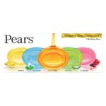 Pears Glycerin Bathing Bar, Variety Pack, 125g, Pure & Gentle, Soft & Fresh, Aloe Vera, Pomegranate and Vitamin C, Dermatologically Tested for Men and Women, Pack of 5 - Image 2