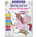 Pick and Paint Coloring Activity Book For Kids: Unicorn - Image 2