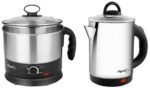 Pigeon by Stovekraft Quartz Kettle with Stainless Steel Body, 1.7 litres with 1500 Watt and Stovekraft Kessel 1.2-Litre Multi-Purpose Kettle (Silver) 600W, Black - Image 2