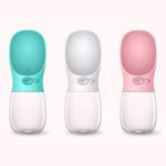 Portable Dog Water Bottle 350ml, Puppy Water Dispenser for Walking, Dog Travel Accessories, Leak Proof Drink Bottle Bowl for Small Pet Cat, Dog Gear for Camping, Hiking Pink - Image 2