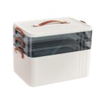 Portable Medical Box Elegant Emergency Storage Box for Car Family Use Travel 3 Layer | Health & Beauty | Health Care | First Aid | Kits & Bags - Image 2