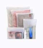 Pristu Polyethylene 5Pcs Transparent Packing Bags for Travelling,Shoes Storage Bag for Travel Organizer,Travelling, Zip Bags for Clothes, Cosmetic,Zip Lock Bag with Air Vent Hole (2 Set) - Image 2