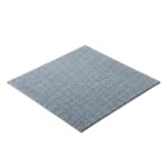 Puja Asan for Sitting 20x20 Inches Premium Chenille Puja Mats for Floor Thick Padding Multipurpose Prayer Mat for Kids & Adults Durable Meditation Grey - Image 2